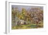 Garten mit Olivenbäumen (Jardin d'oliviers). 1907-12-Pierre-Auguste Renoir-Framed Giclee Print
