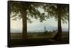 Gartenterrasse (Garden Terrace)-Caspar David Friedrich-Framed Stretched Canvas