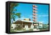Garth's Drive-In, Roadside Retro-null-Framed Stretched Canvas