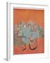 Garuda the Eagle Who Became Vishnu's Mount-Nanda Lal Bose-Framed Photographic Print