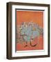 Garuda the Eagle Who Became Vishnu's Mount-Nanda Lal Bose-Framed Photographic Print