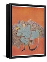 Garuda the Eagle Who Became Vishnu's Mount-Nanda Lal Bose-Framed Stretched Canvas