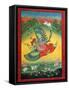 Garuda, the Vahana of Lord Vishnu-Science Source-Framed Stretched Canvas