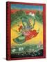 Garuda, the Vahana of Lord Vishnu-Science Source-Stretched Canvas
