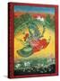 Garuda, the Vahana of Lord Vishnu-Science Source-Stretched Canvas