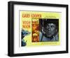 GARY COOPER. "HIGH NOON" [1952], directed by FRED ZINNEMANN.-null-Framed Photographic Print