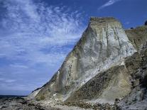 Gray Cliff, Gay Head Beach, Marthas Vineyard-Gary D^ Ercole-Photographic Print