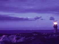 Lighthouse on Rocky Shore, Evening-Gary D^ Ercole-Photographic Print