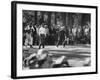 Gary Player on 14th Hole, Looking for His Drive-null-Framed Photographic Print