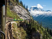 White Pass Train Alaska-Gary Rolband-Framed Stretched Canvas