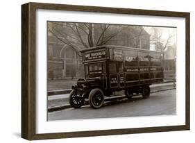 Gary Trucking Co. Moving Truck-null-Framed Art Print