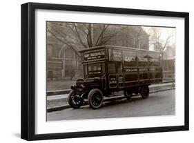 Gary Trucking Co. Moving Truck-null-Framed Art Print