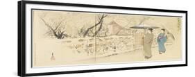 Garyo-Bai Plum in Kameido, December 1895-Ogata Gekko-Framed Giclee Print