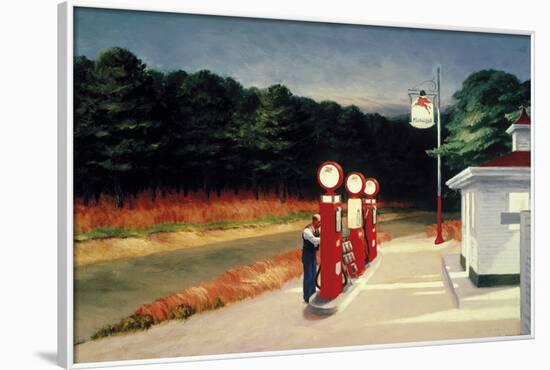 Gas, 1940-Edward Hopper-Framed Art Print