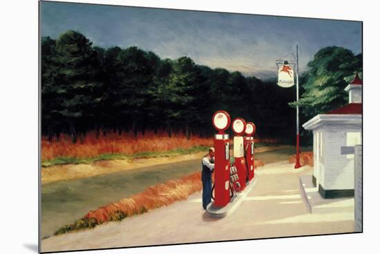 Gas, 1940-Edward Hopper-Mounted Art Print