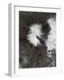 Gas and Ash Stream from Multiple Craters on Sicily's Mount Etna-null-Framed Photographic Print