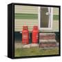 Gas Bottles by Caravan-Clive Nolan-Framed Stretched Canvas