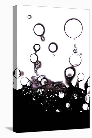 Gas Bubbles In Oil-Crown-Stretched Canvas