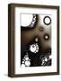 Gas Bubbles In Oil-Crown-Framed Photographic Print