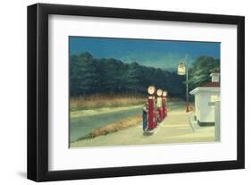 Gas, c.1940-Edward Hopper-Framed Art Print