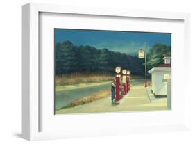 Gas, c.1940-Edward Hopper-Framed Art Print