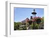 Gas Lamp on a Street, Cape May, New Jersey-George Oze-Framed Photographic Print