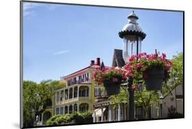 Gas Lamp on a Street, Cape May, New Jersey-George Oze-Mounted Photographic Print