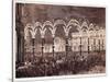Gas Lighting in Cathedral Square in Milan, 1881, Italy, 19th Century-null-Stretched Canvas
