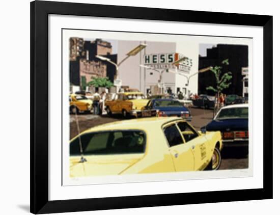 Gas Line from the City Scapes Portfolio-Ron Kleemann-Framed Collectable Print