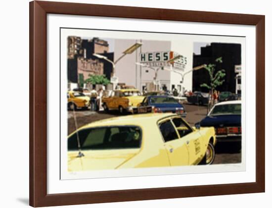 Gas Line from the City Scapes Portfolio-Ron Kleemann-Framed Collectable Print