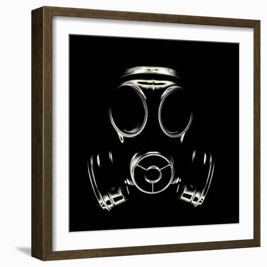 Gas Mask-Kevin Curtis-Framed Premium Photographic Print