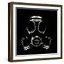 Gas Mask-Kevin Curtis-Framed Premium Photographic Print
