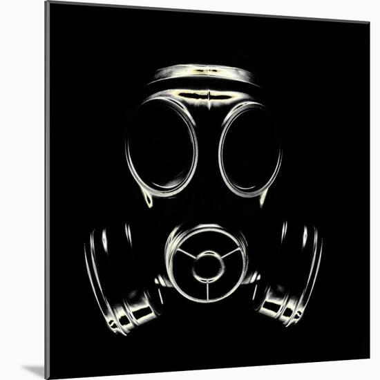 Gas Mask-Kevin Curtis-Mounted Premium Photographic Print