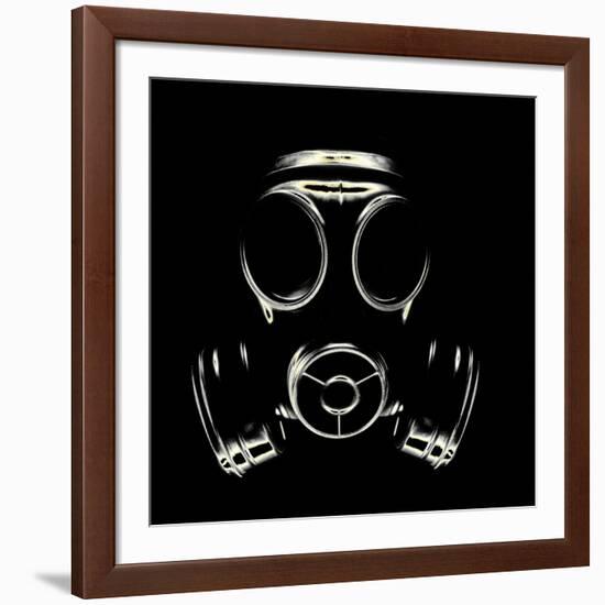 Gas Mask-Kevin Curtis-Framed Photographic Print