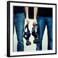 Gas Masks-Cristina-Framed Photographic Print