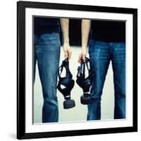 Gas Masks-Cristina-Framed Photographic Print