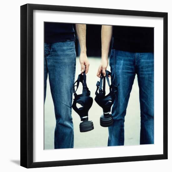 Gas Masks-Cristina-Framed Photographic Print