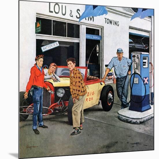 "Gas Money," March 26, 1960-George Hughes-Mounted Giclee Print