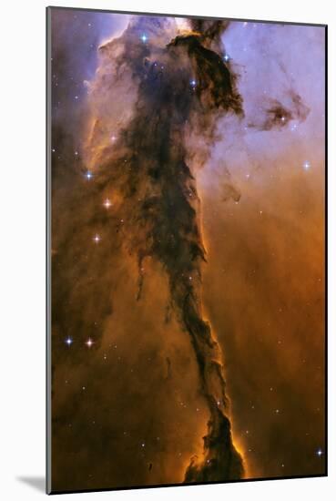 Gas Pillar In the Eagle Nebula-null-Mounted Photographic Print