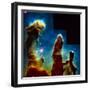 Gas Pillars In Eagle Nebula-null-Framed Premium Photographic Print