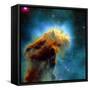 Gas Pillars In the Eagle Nebula-null-Framed Stretched Canvas