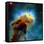 Gas Pillars In the Eagle Nebula-null-Framed Stretched Canvas