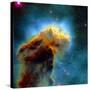 Gas Pillars In the Eagle Nebula-null-Stretched Canvas