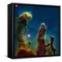 Gas Pillars In the Eagle Nebula-null-Framed Stretched Canvas