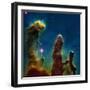 Gas Pillars In the Eagle Nebula-null-Framed Premium Photographic Print