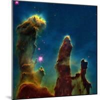Gas Pillars In the Eagle Nebula-null-Mounted Premium Photographic Print