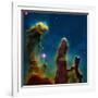 Gas Pillars In the Eagle Nebula-null-Framed Photographic Print