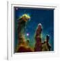 Gas Pillars In the Eagle Nebula-null-Framed Photographic Print