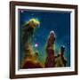 Gas Pillars In the Eagle Nebula-null-Framed Photographic Print