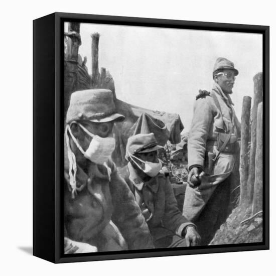 Gas Protection, France, World War I, 1915-null-Framed Stretched Canvas